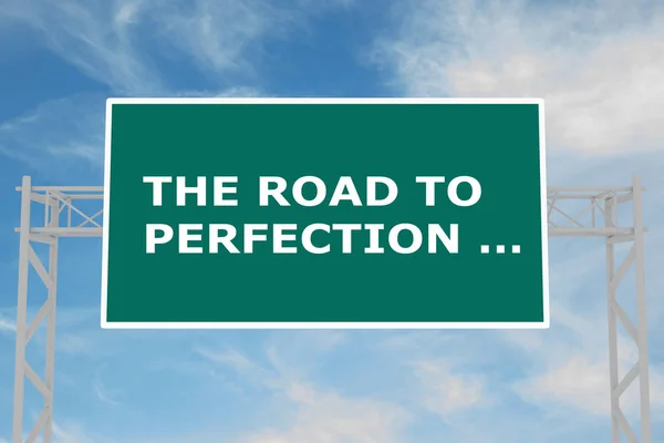 The Road To Perfection  concept — Stockfoto